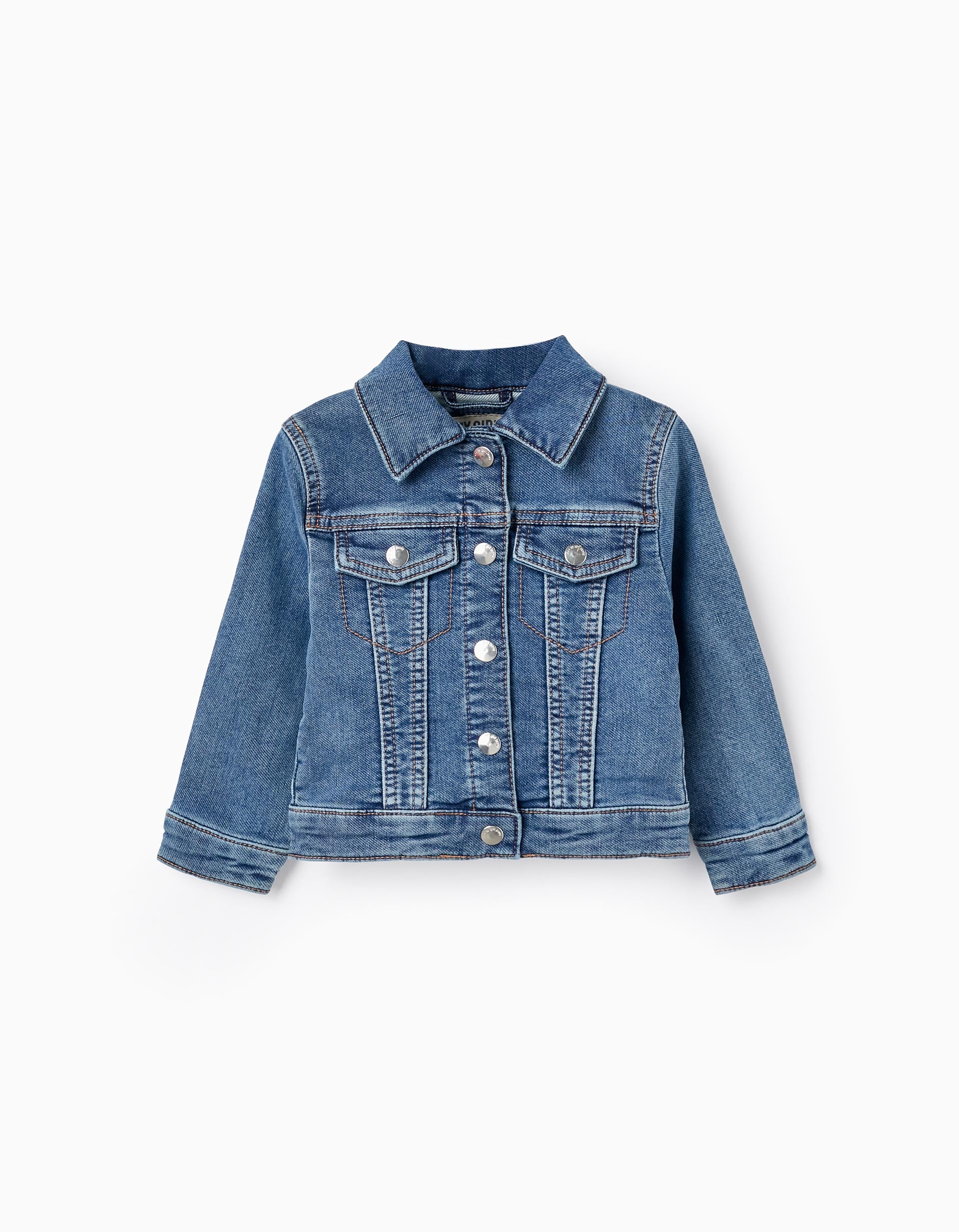 Denim Jacket for Baby Girls, Blue