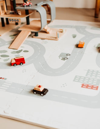 Tapete De Atividade 2 Em 1 Road Play & Go 120X180Cm 0M+