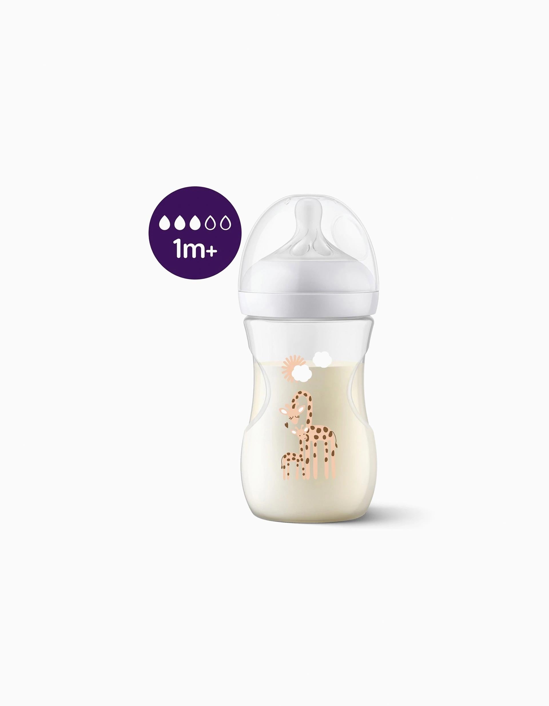 Biberão Natural Response Giraffe Philips Avent 260 Ml