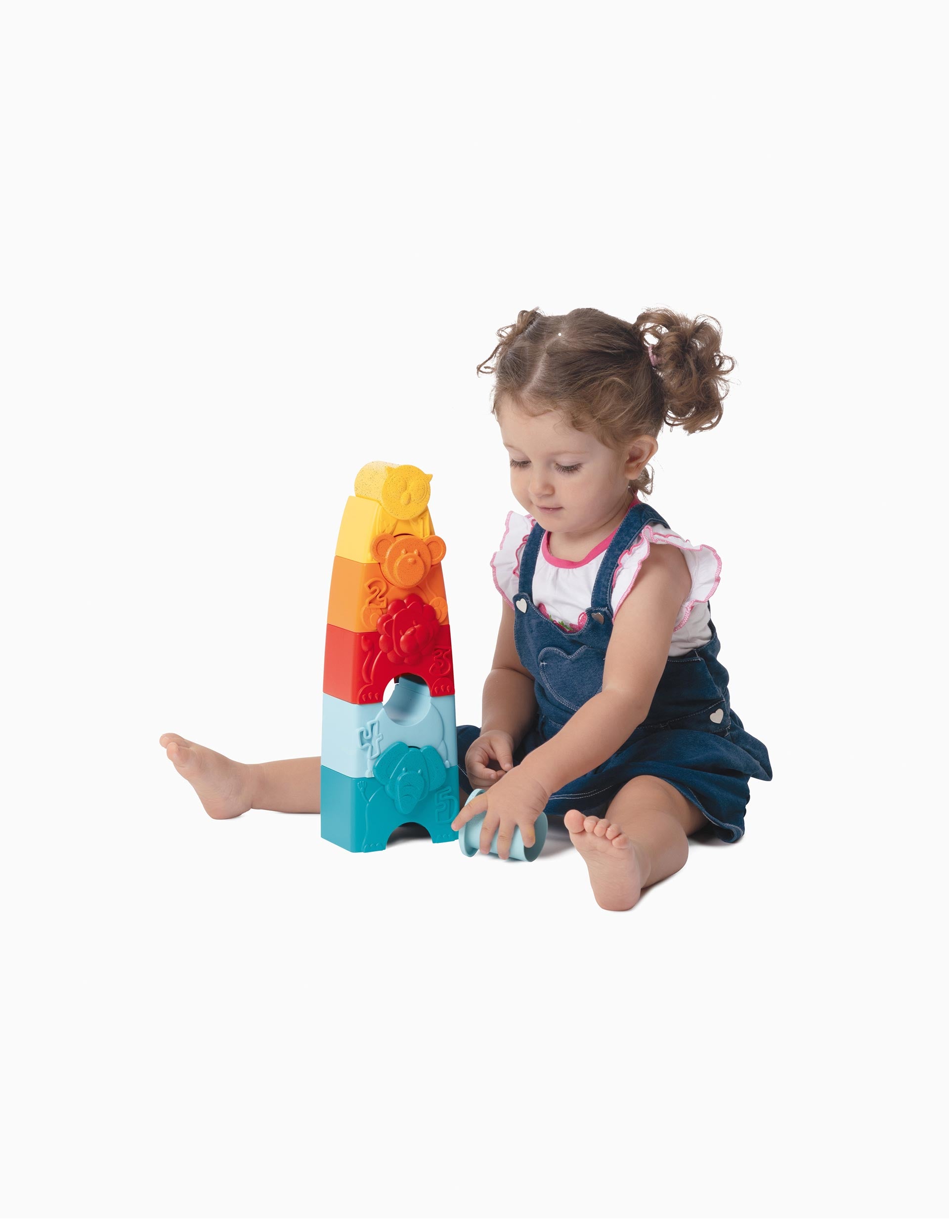 Torre De Empilhamento Animals 2 Em 1 Eco Chicco 9M+