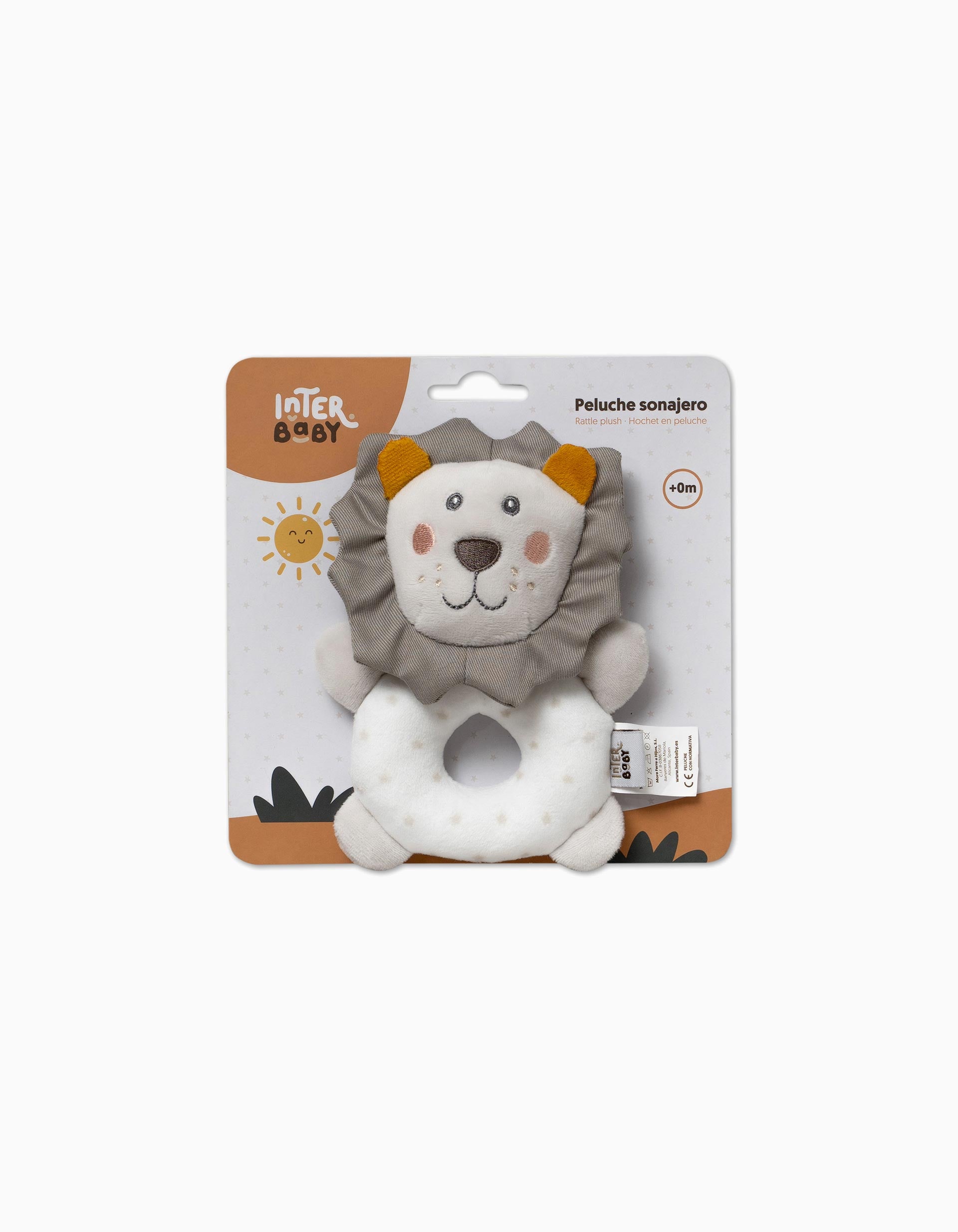 Mini Peluche Guizo Leo Interbaby 15Cm 0M+