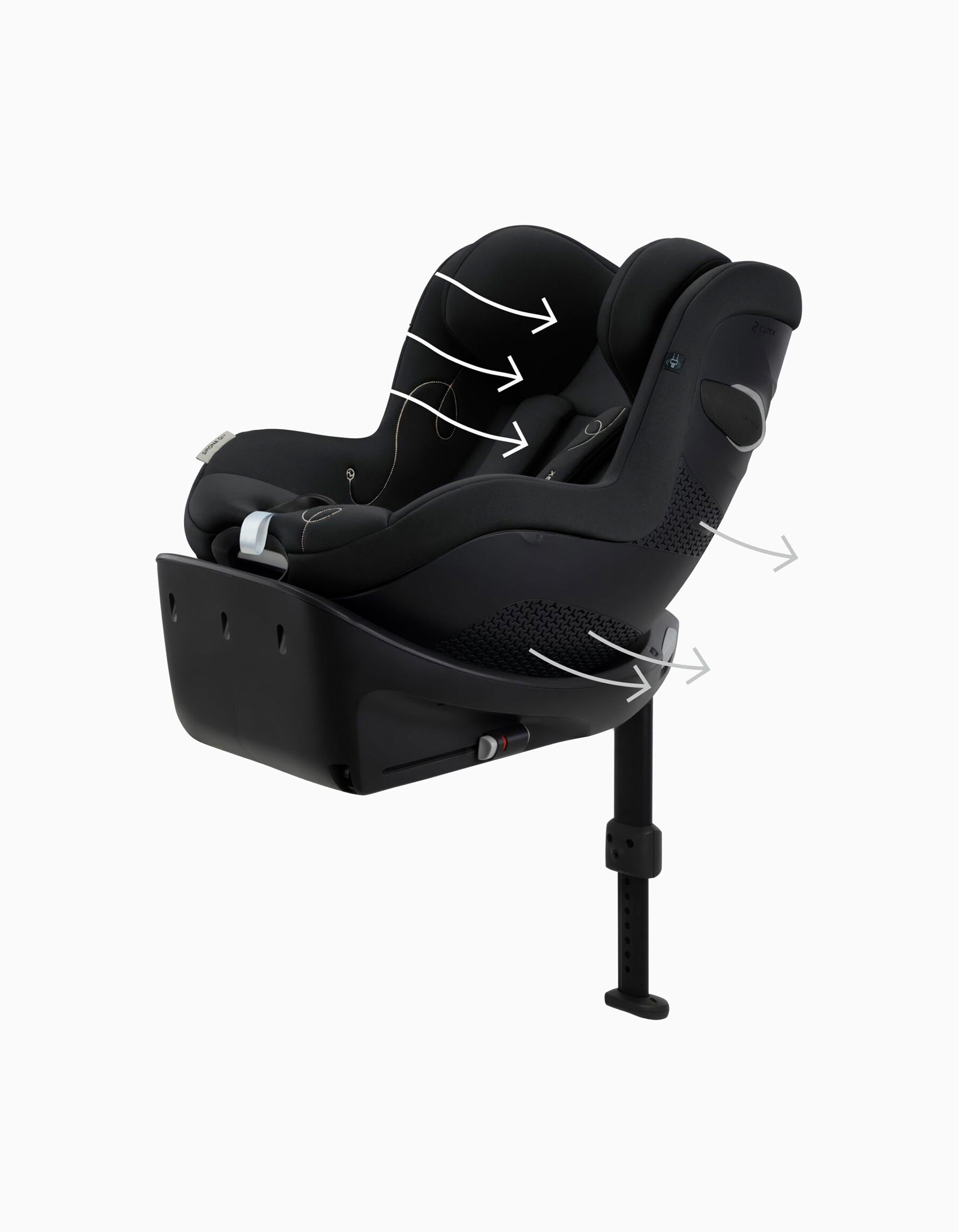 Car Seat I-Size Sirona GI Moon Black Cybex