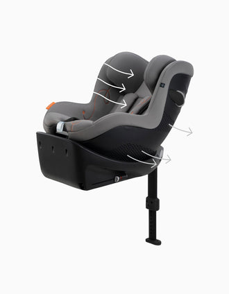 Silla de coche I-Size Sirona Gi Grey Cybex