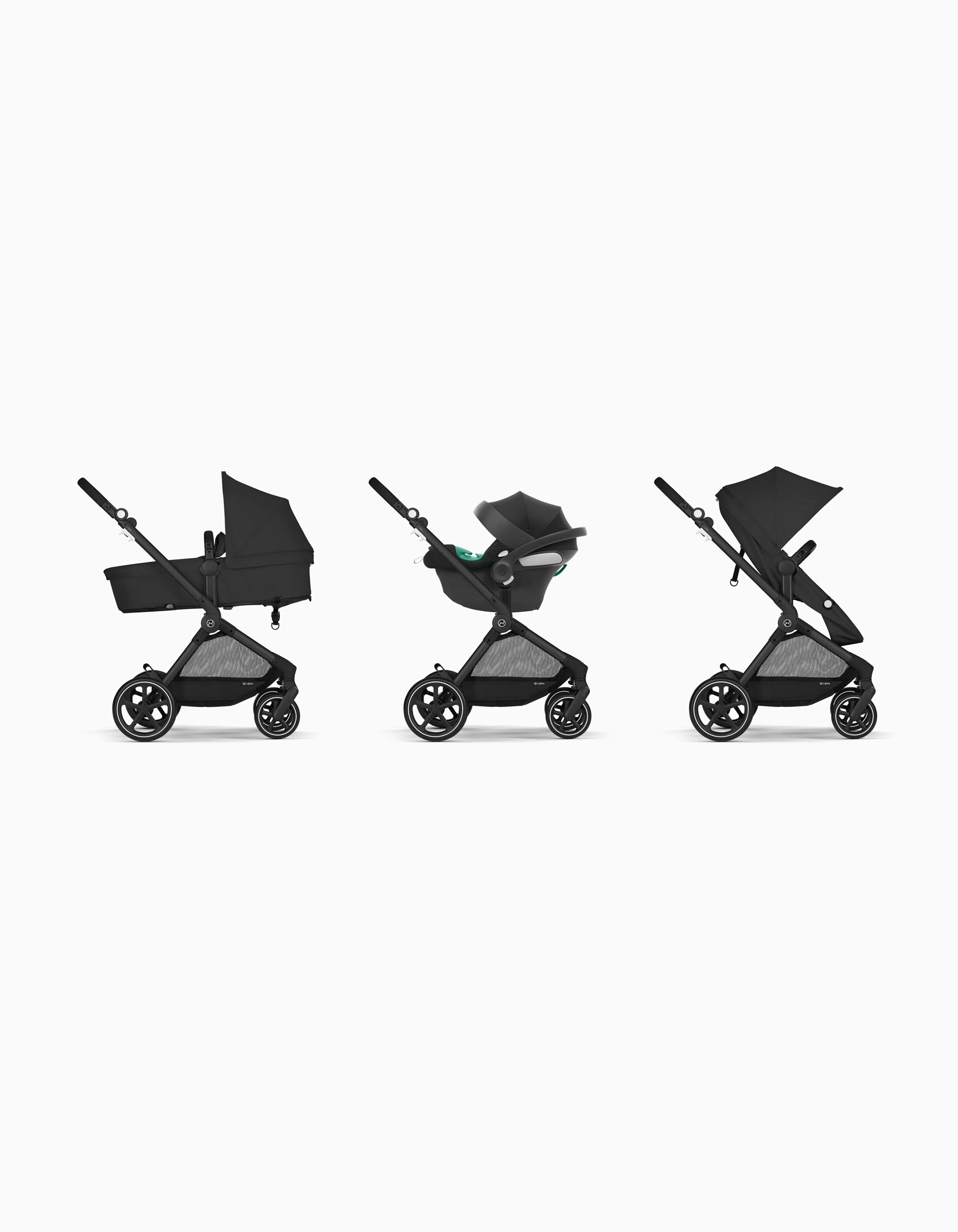 Conjunto De Rua Cybex Eos, Black