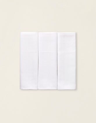 Pack 3 Langes Mousseline ZY BABY 65X65cm