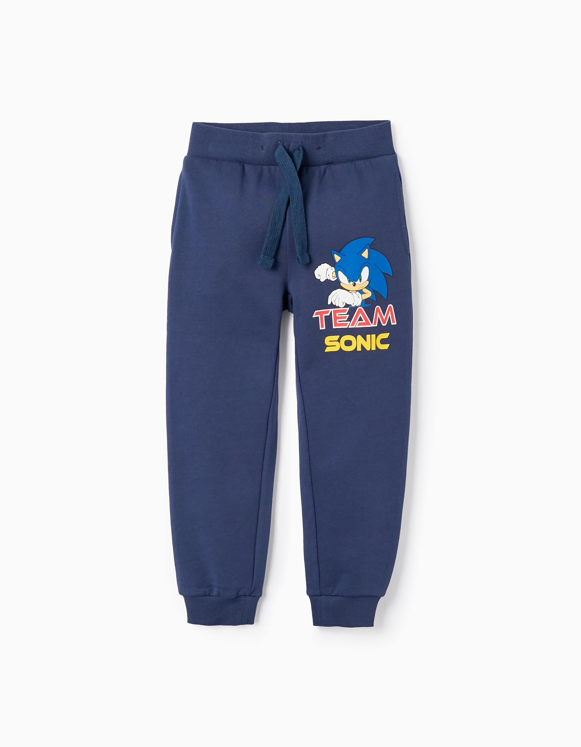 Cotton Joggers for Boys 'Sonic', Dark Blue