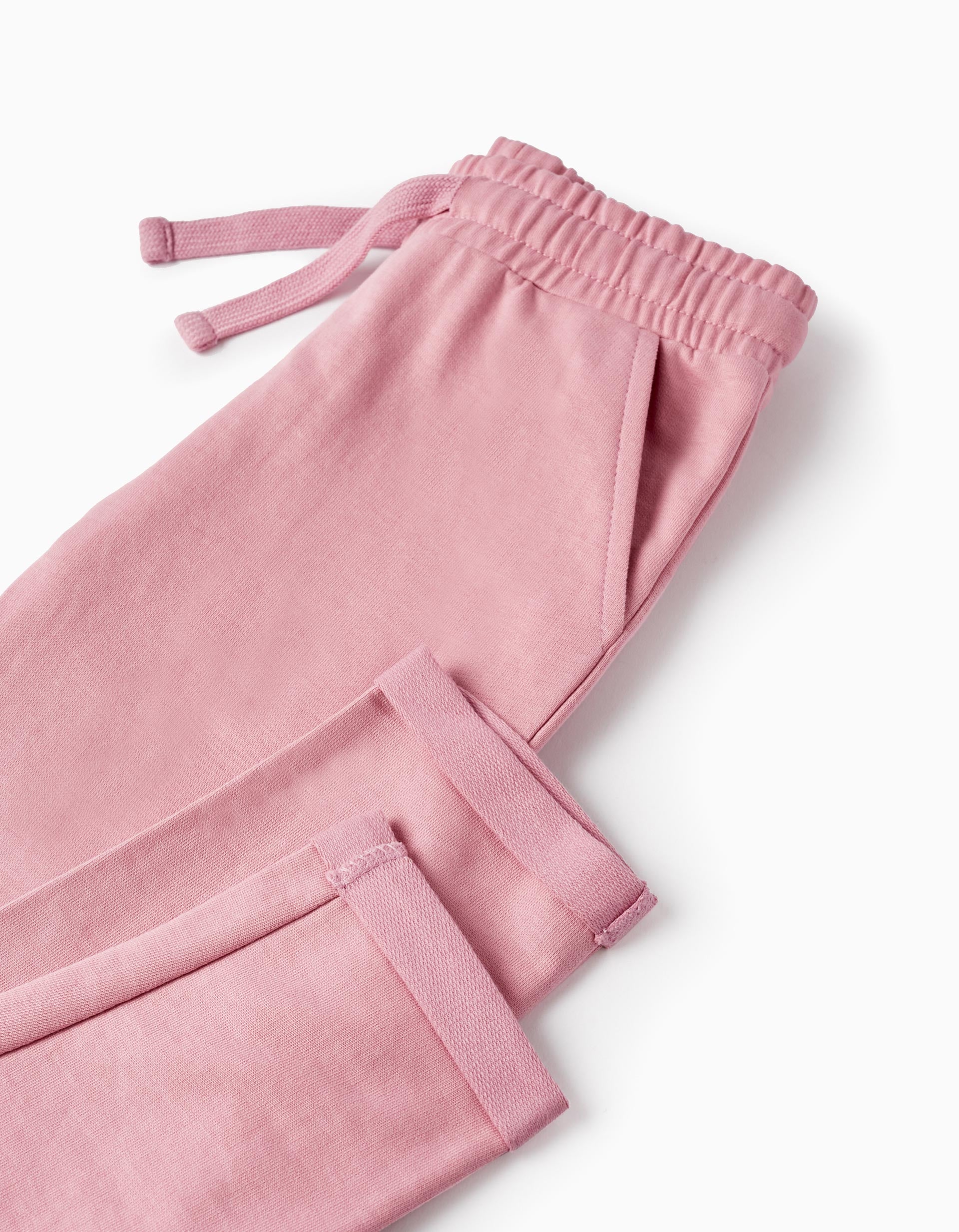 Pantalon De Sport En Coton Pour Fille, Rose