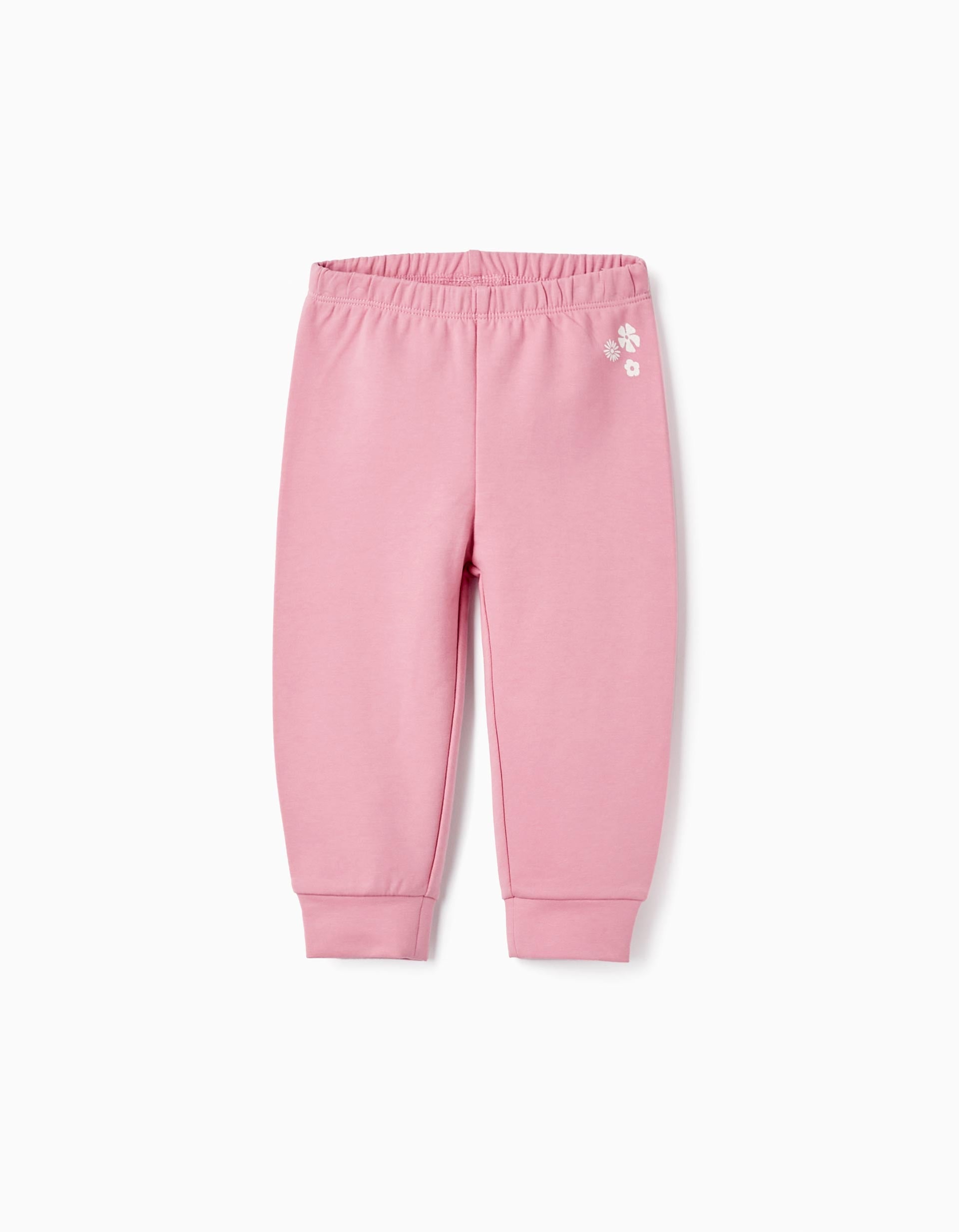 Fleece Joggers for Baby Girls, Pink