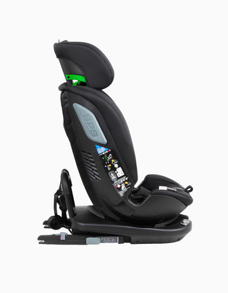 Silla de coche I-Size Asalvo Panafix, Negro