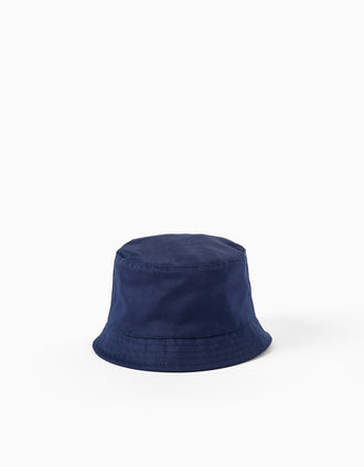 Chapeau en sergé pour bébé et enfant, Bleu Foncé