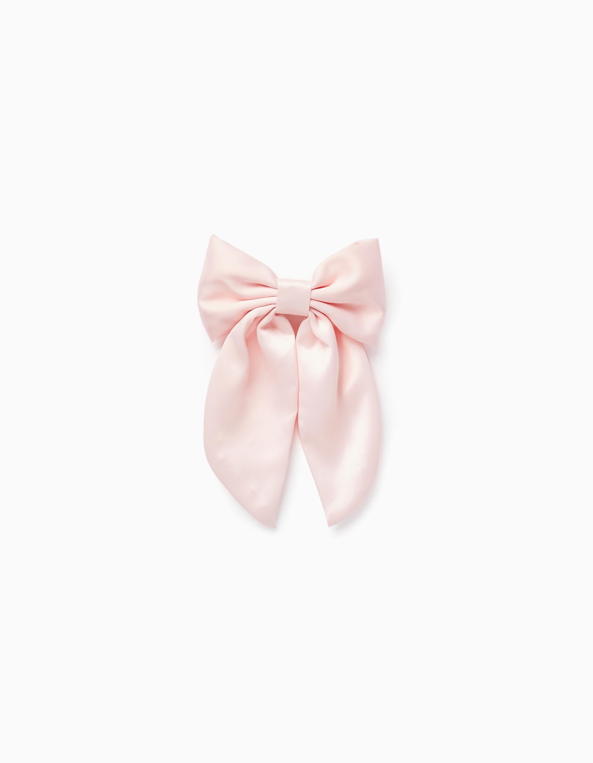 Barrette à Cheveux avec Nœud en Satin pour Bébé et Fille, Rose