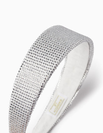 Diadema con Brillantes para Niña, Plateado