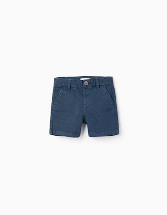 Shorts en sergé pour bébé garçon, Bleu foncé