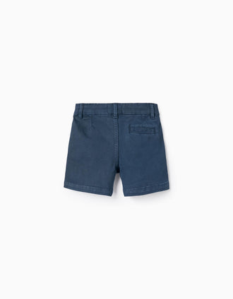 Shorts en sergé pour bébé garçon, Bleu foncé