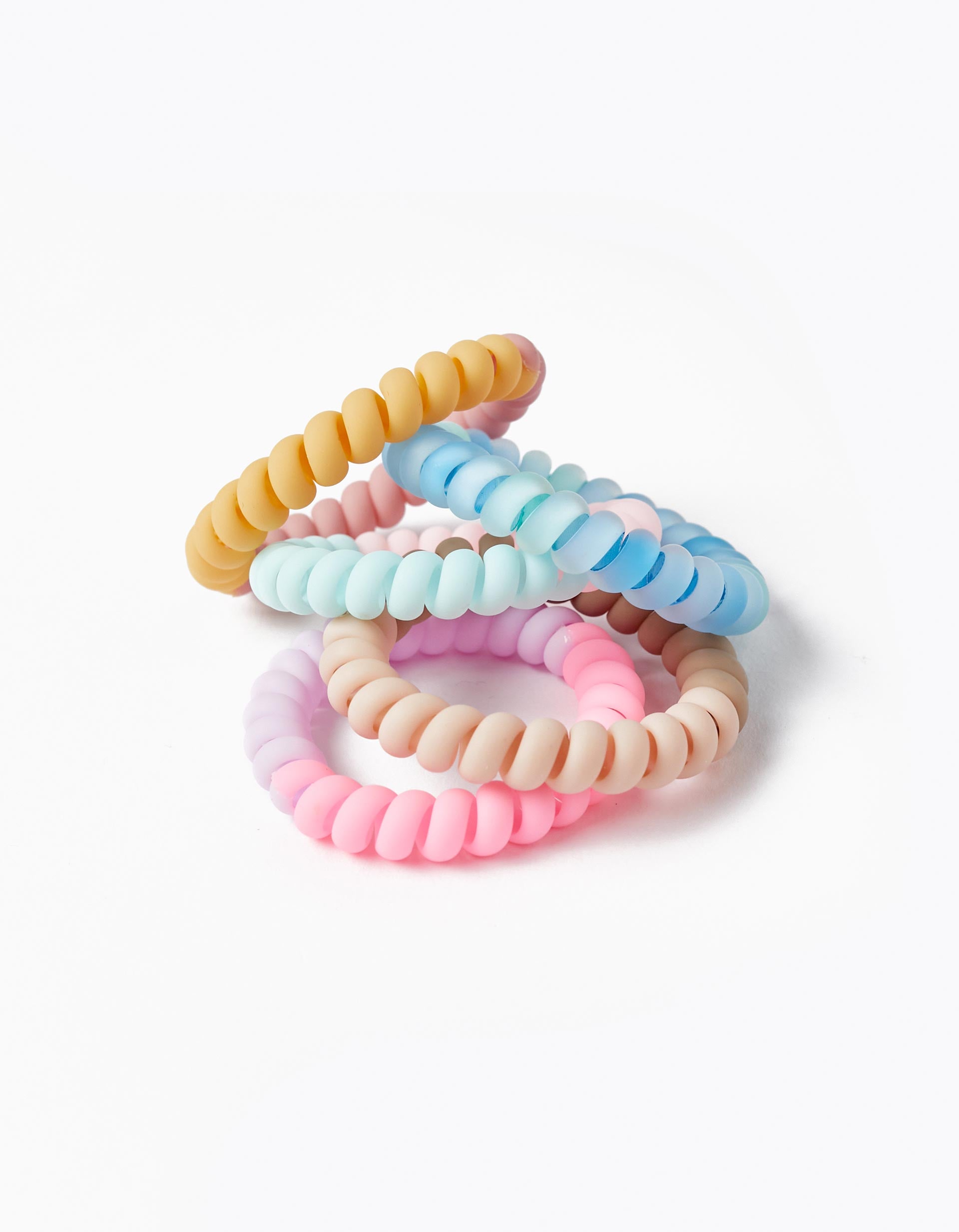 Pack of 5 Hair Elastics for Baby and Girl, Multicolour