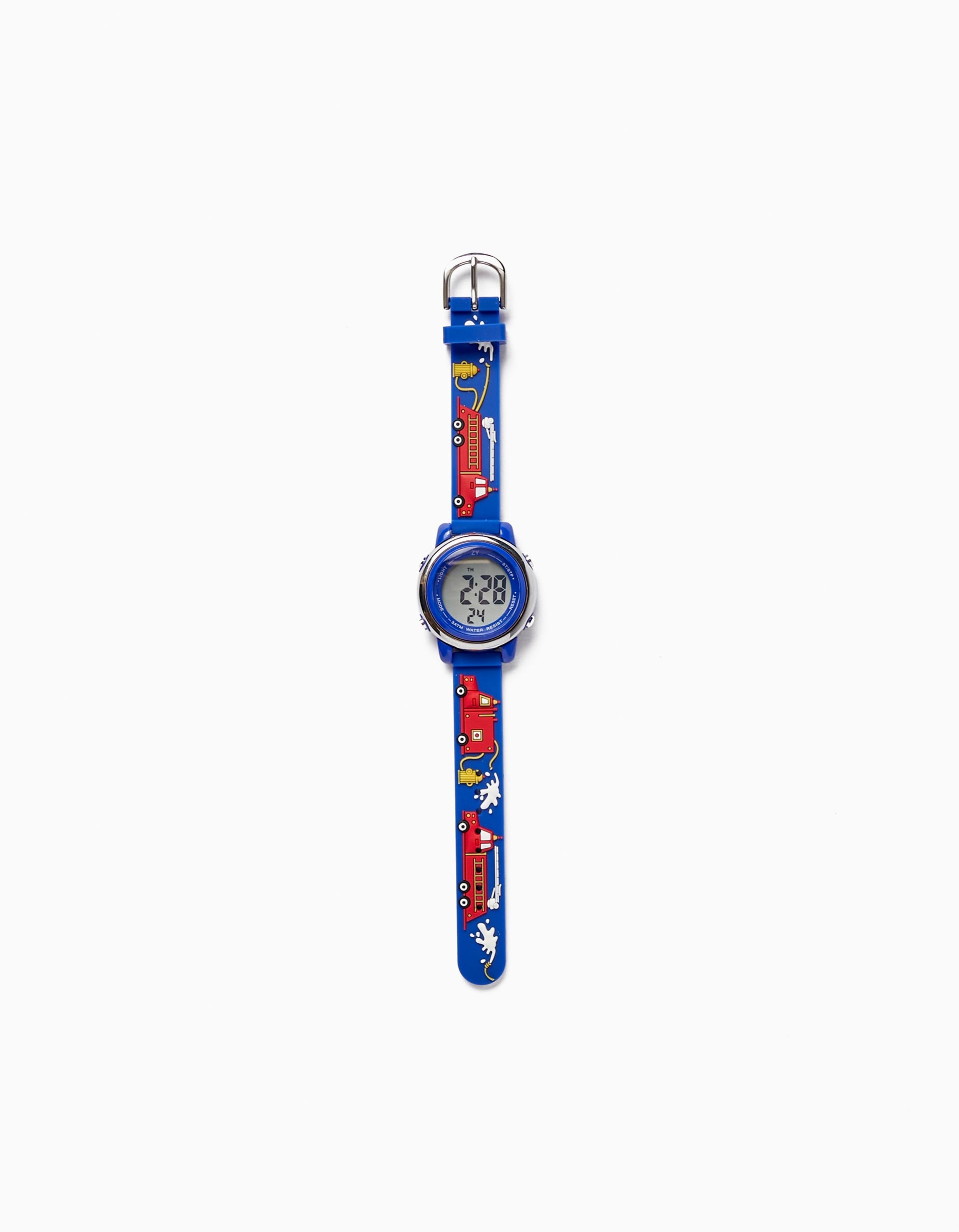 Watch for Boys 'Firefighters', Dark Blue