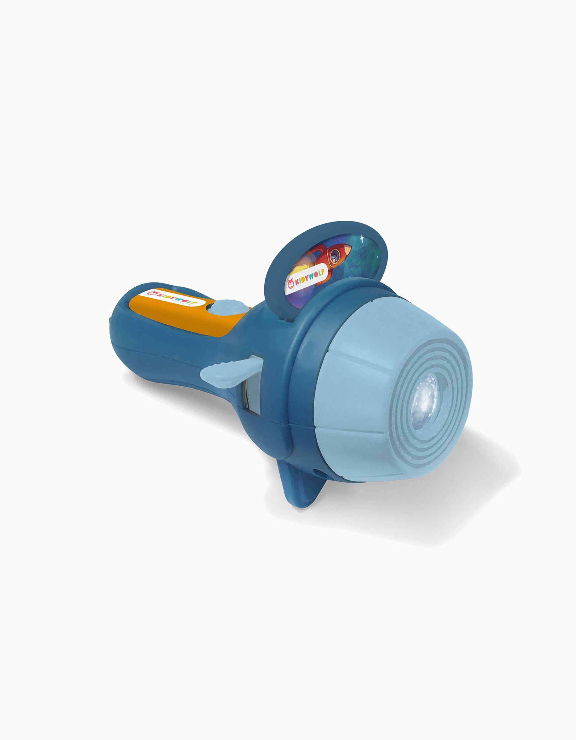 Lanterna Story Projectora Kidywolf Azul 3A+