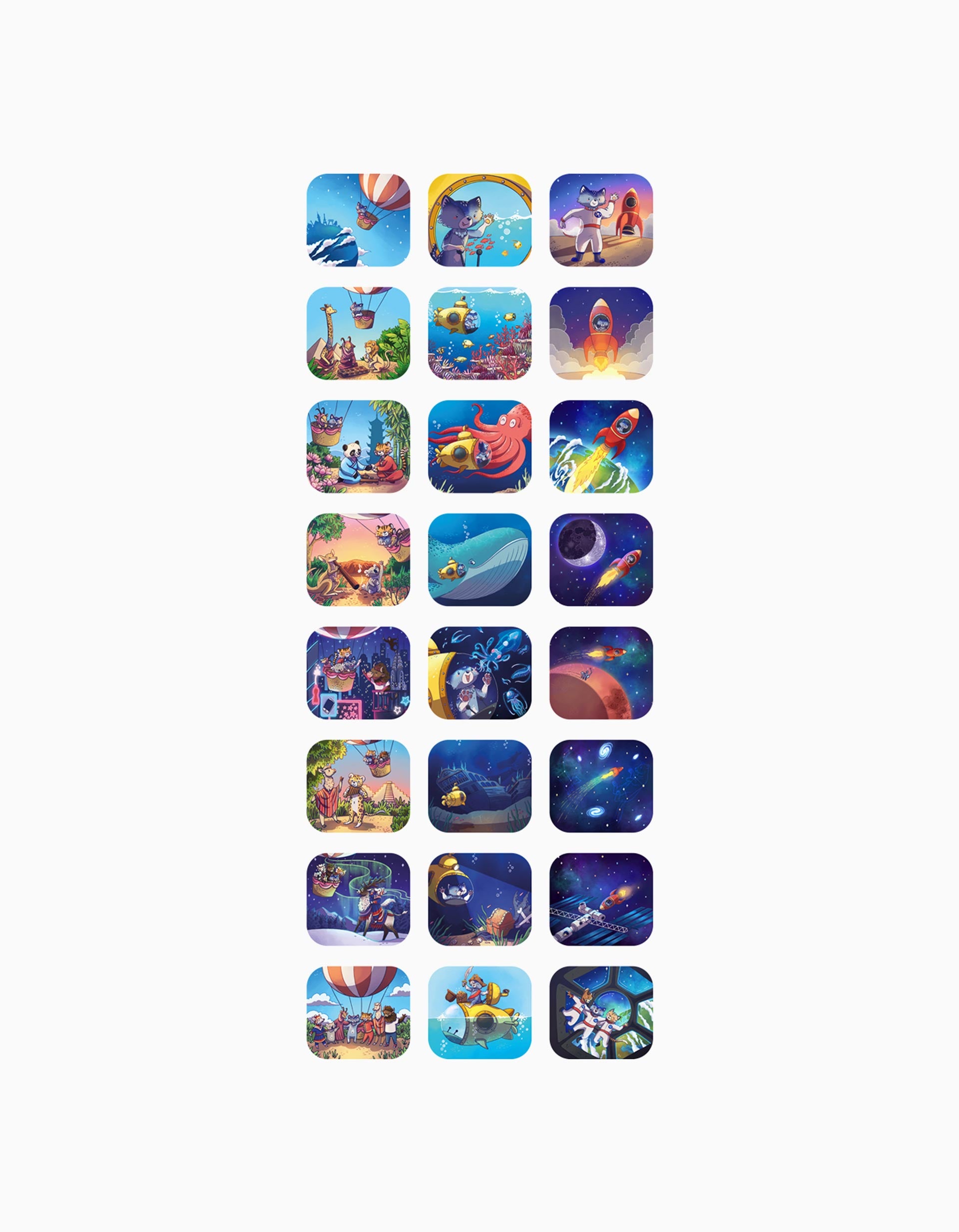 Lanterna Story Projectora Kidywolf Azul 3A+