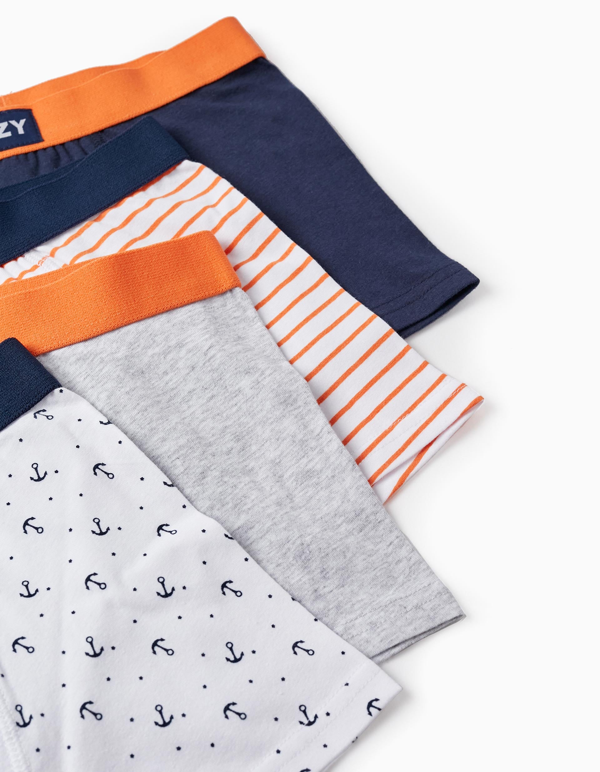 Pack 4 Boxers para Niño 'Ancla', Multicolor