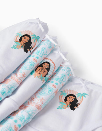 Pack 5 Bragas para Niña 'Moana', Blanco