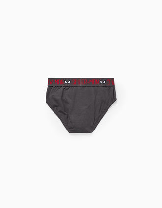 Pack 5 Calzoncillos para Niño 'Spider-Man', Rojo/Gris/Negro