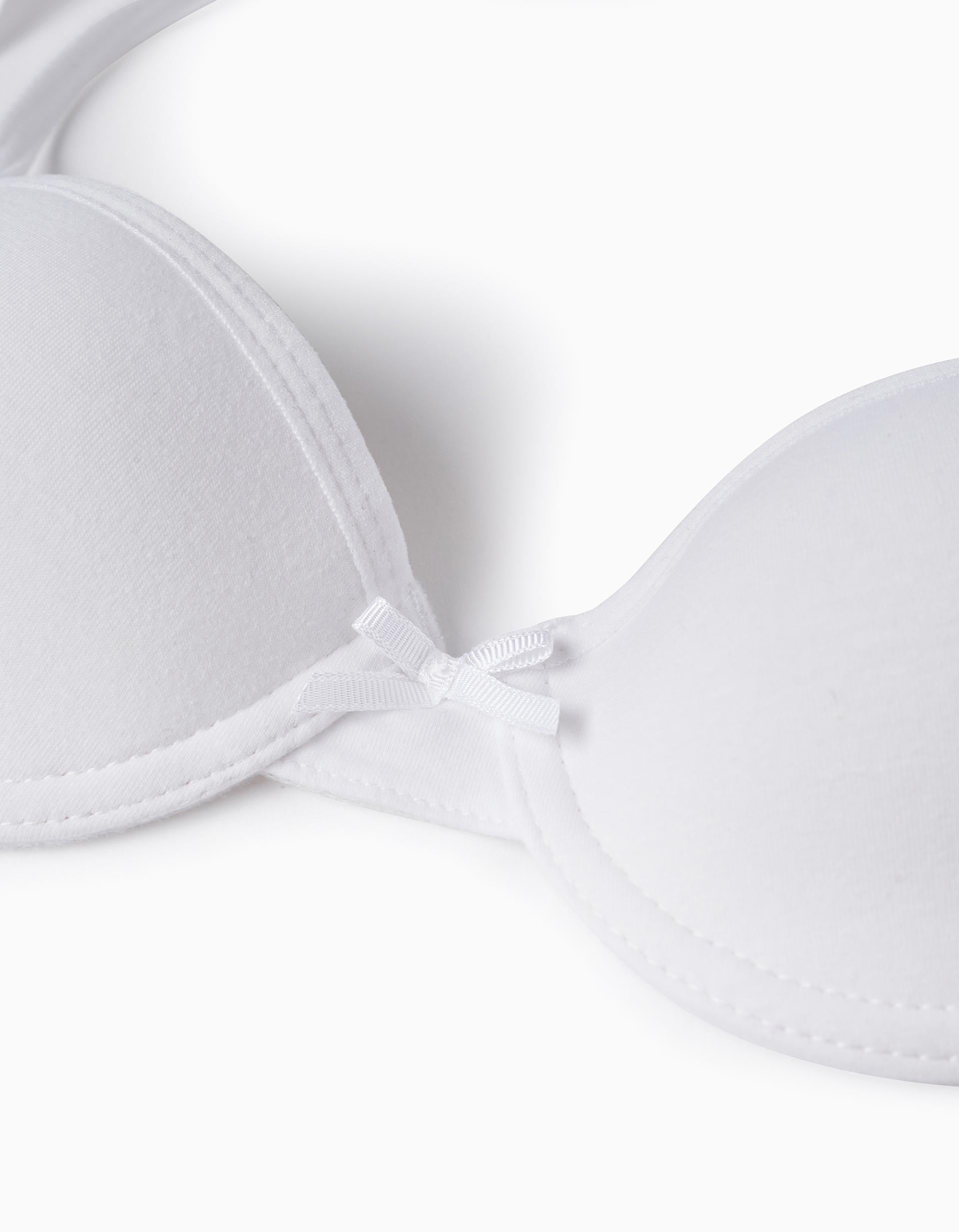 Pack of 2 Underwire Bras for Girls, White