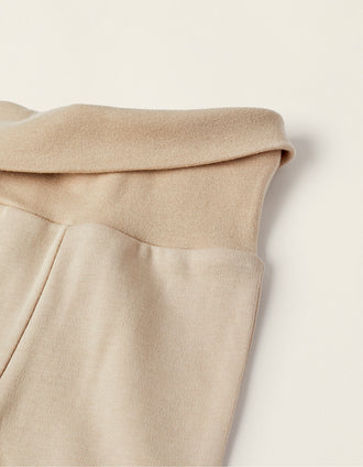 Pack 4 Pantalons à Pieds pour Bébé 'Extra Comfy', Blanc/Beige