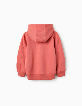 Veste en Coton avec Capuche pour Garçon, Orange