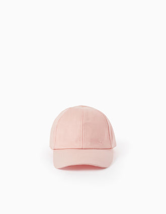 Casquette en Coton pour Fille, Rose
