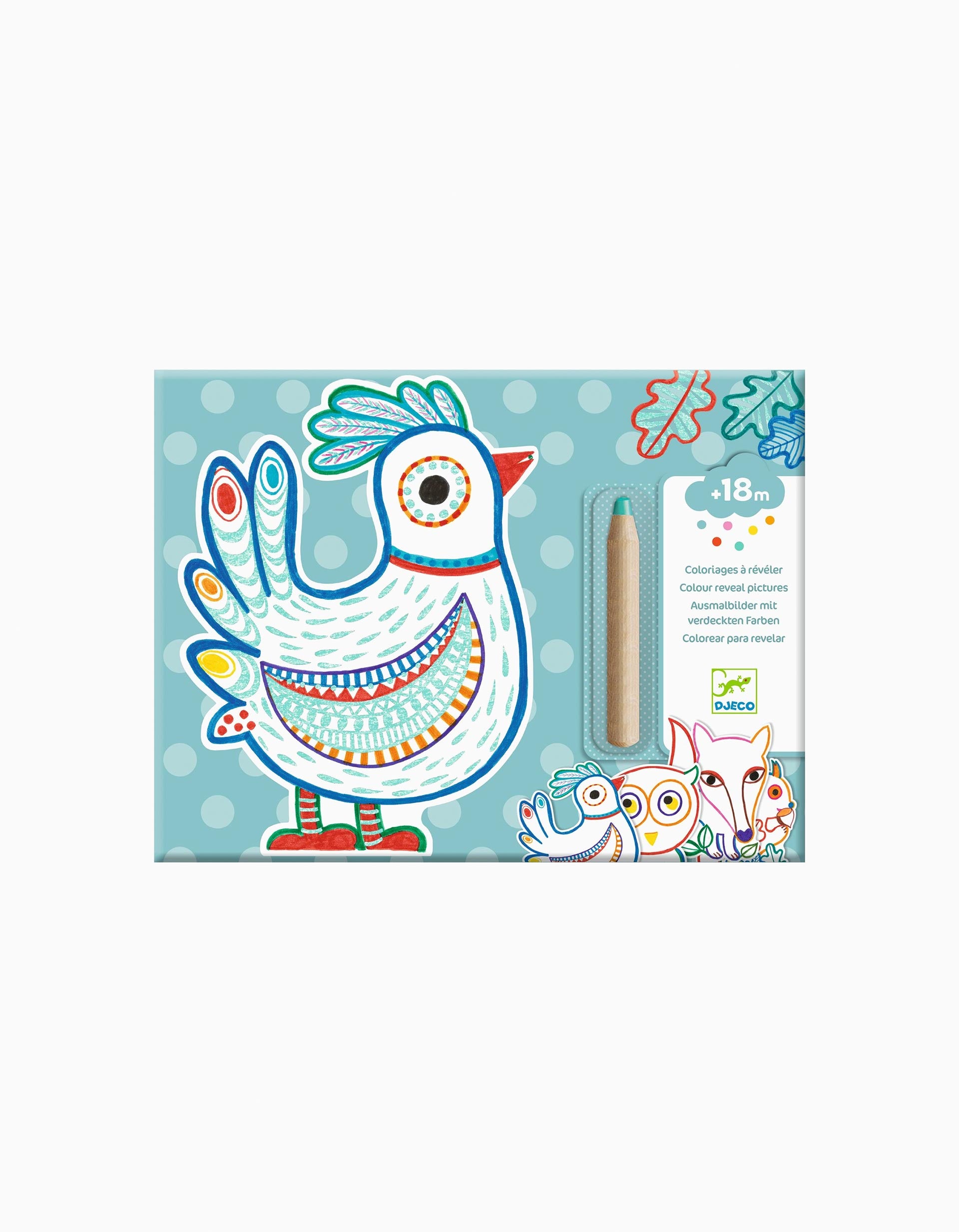 Amigos Mágicos Da Floresta Para Colorir Djeco 18M+