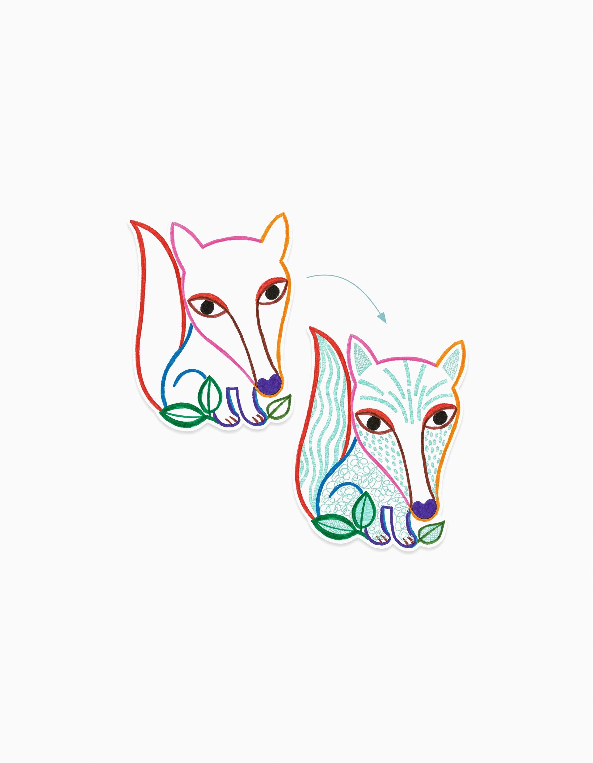 Amigos Mágicos Da Floresta Para Colorir Djeco 18M+