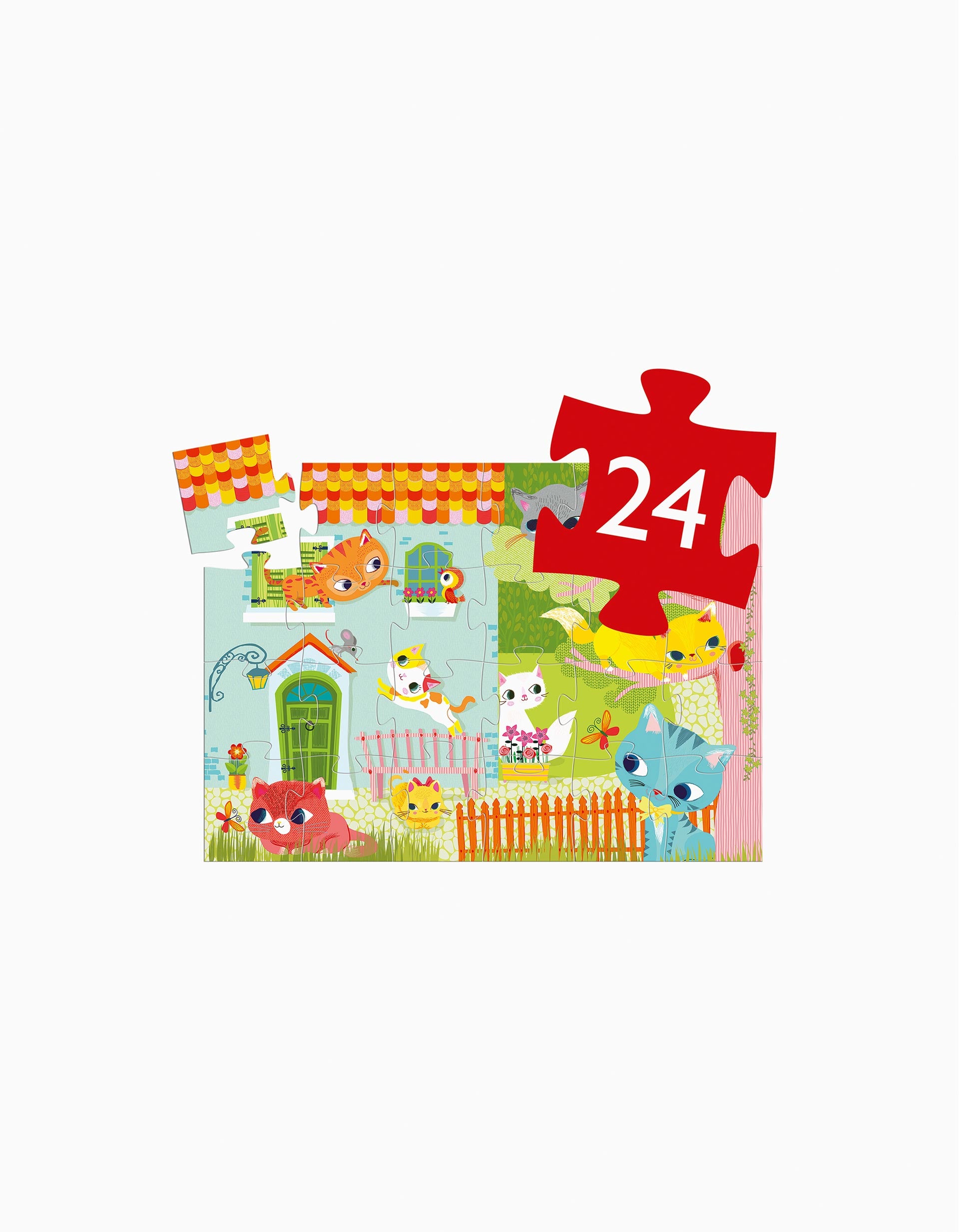 Puzzle 24Pcs Djeco Pachat e Amigos 3A+