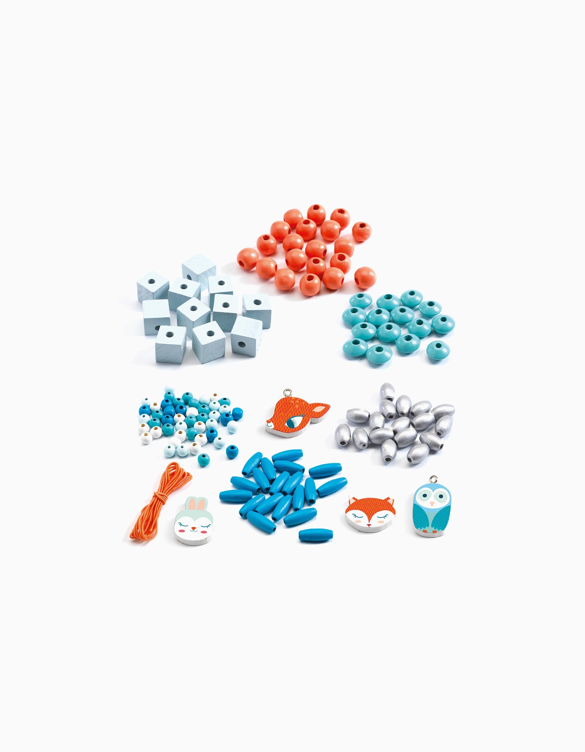 Conjunto Djeco Faz a Tua Pulseira Animais e Fantasias 4A+