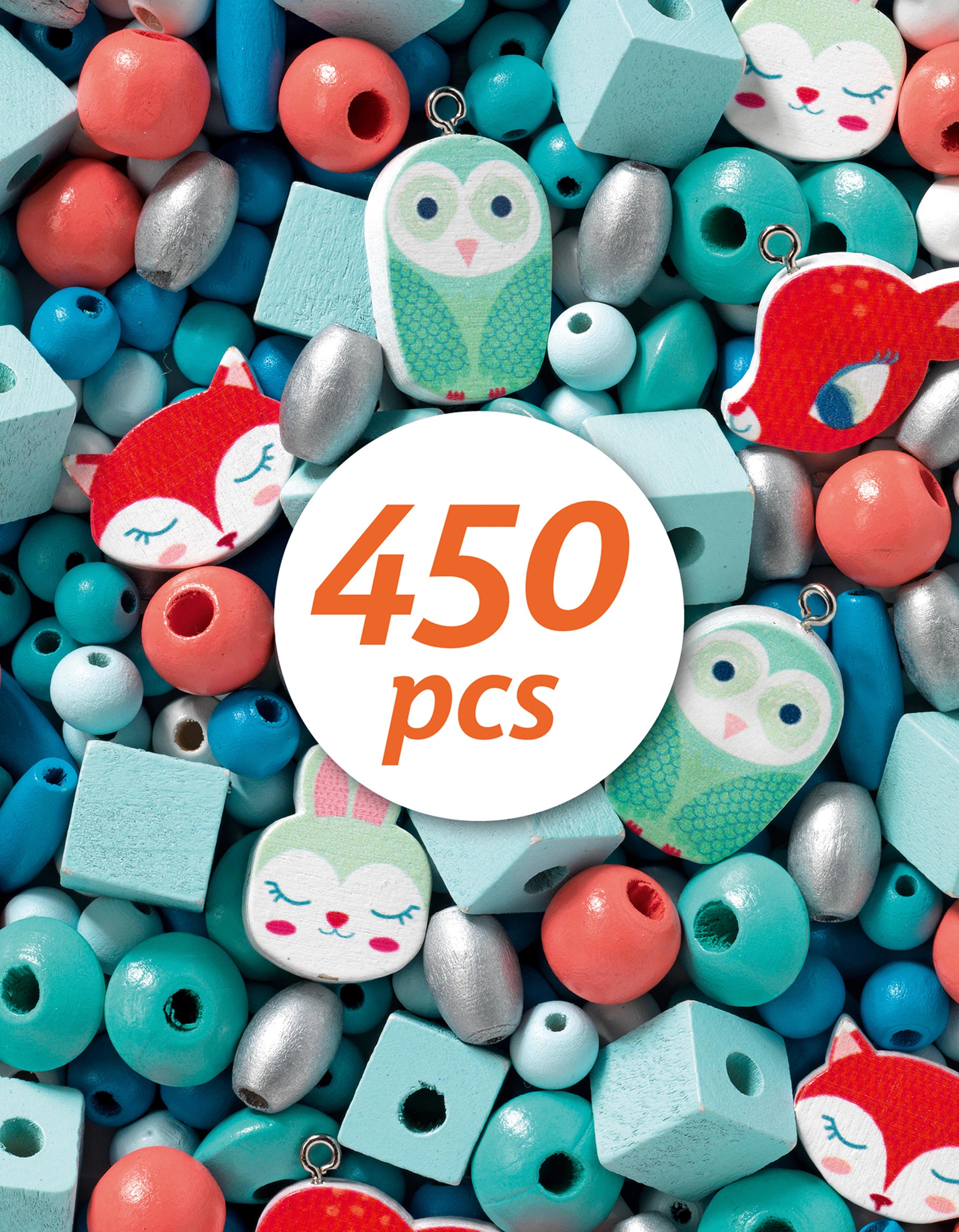 Conjunto Djeco Faz a Tua Pulseira Animais e Fantasias 4A+