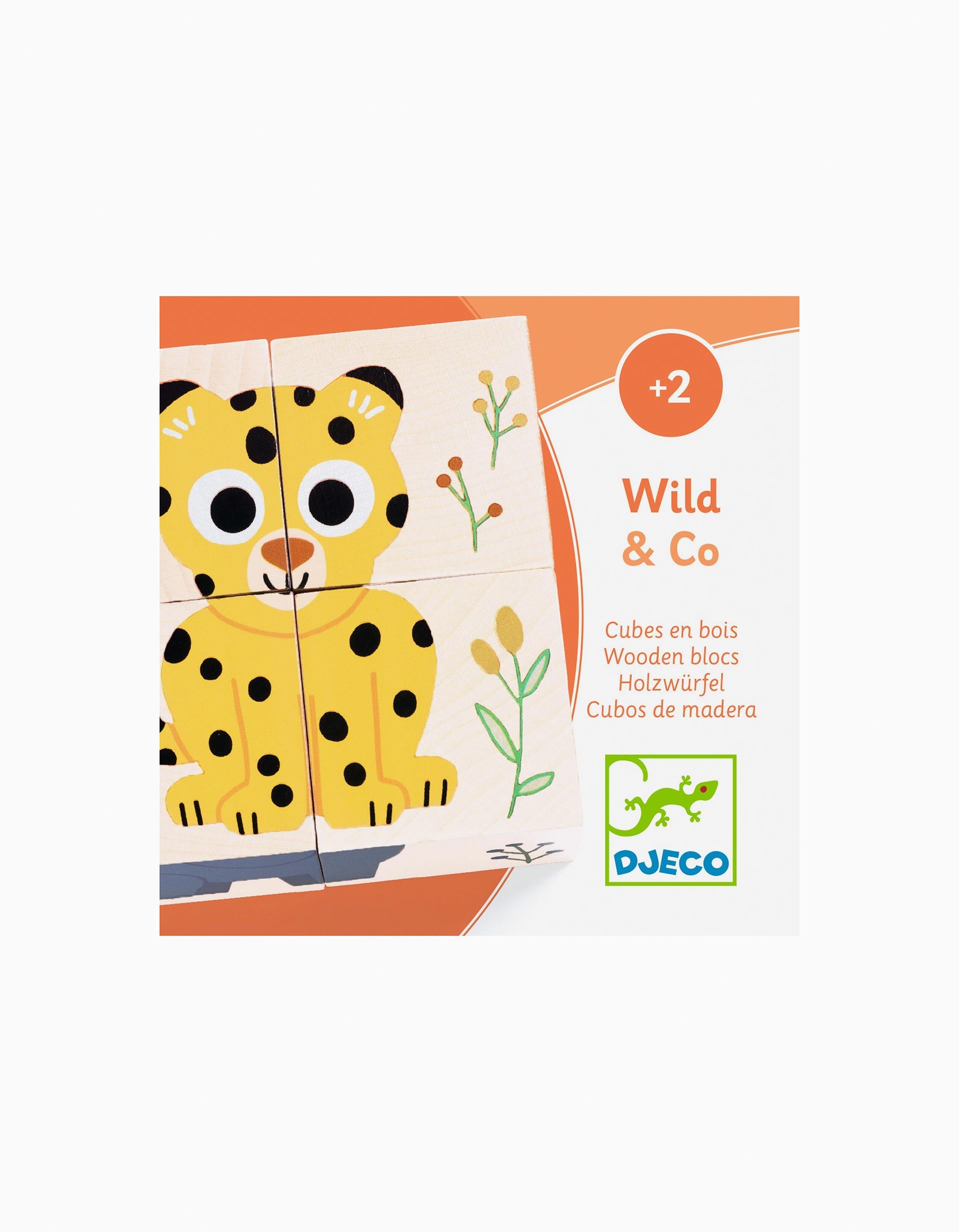 Puzzle Cubos De Madeira Djeco 2A+