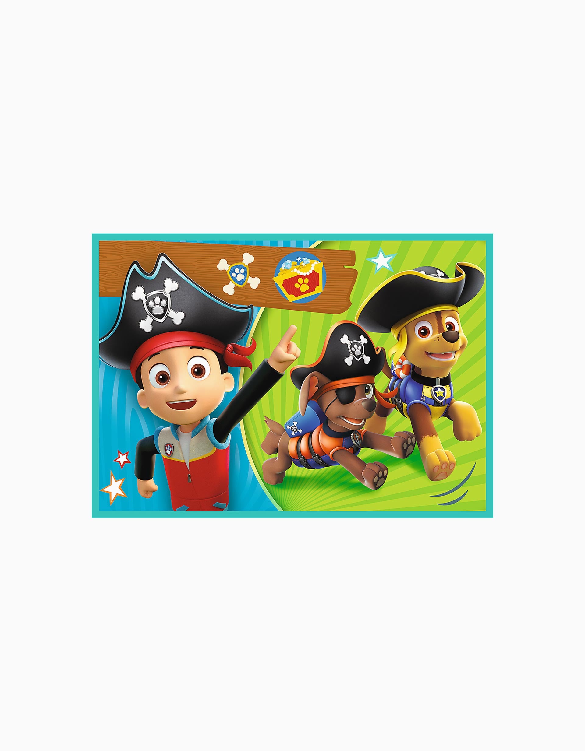 Puzzle 4 Em 1 Trefl Paw Patrol 3A+