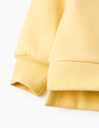 Sudadera Perchada para Niña 'NYC', Amarillo