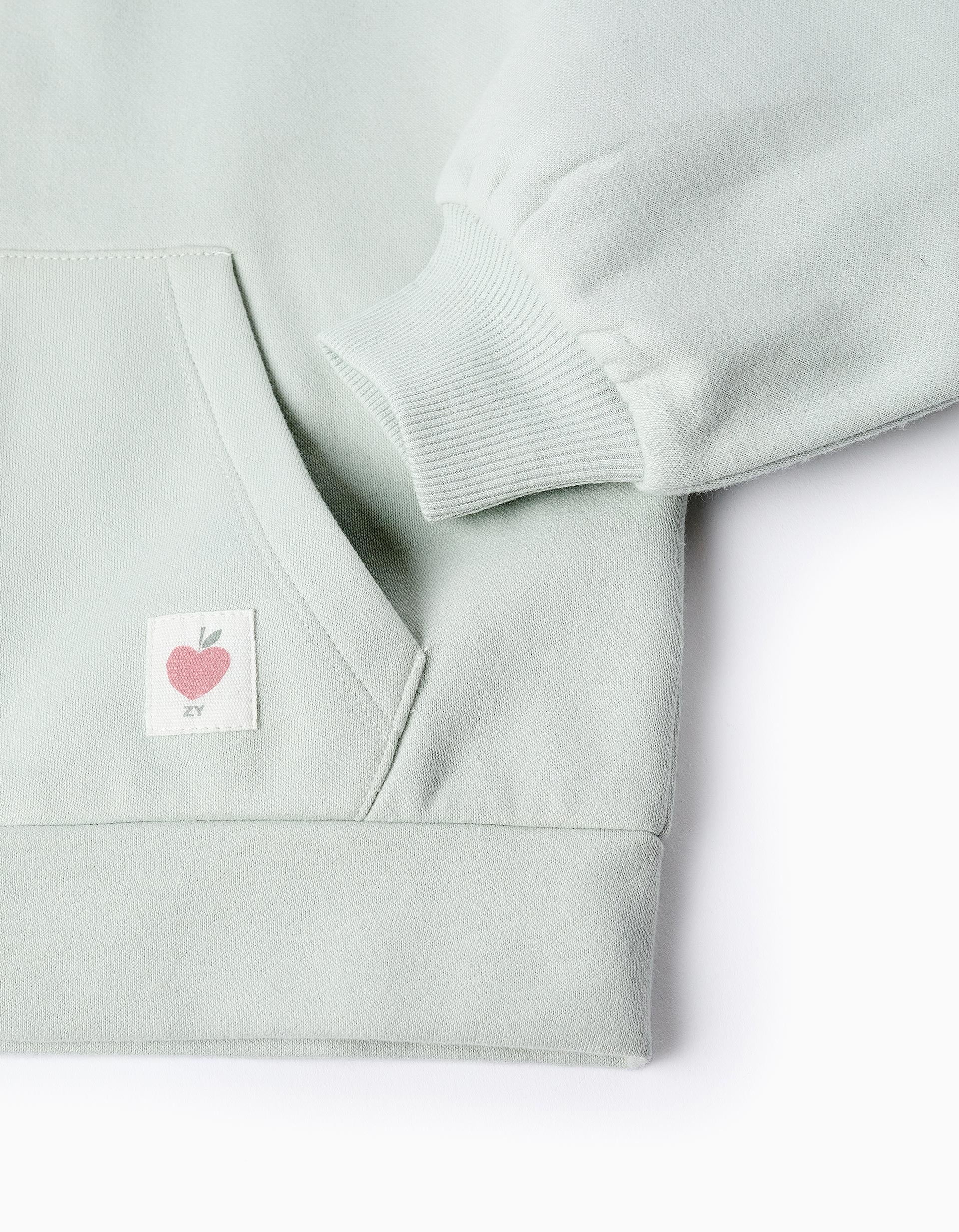 Hooded Jacket for Girls 'Big Apple', Aqua Green