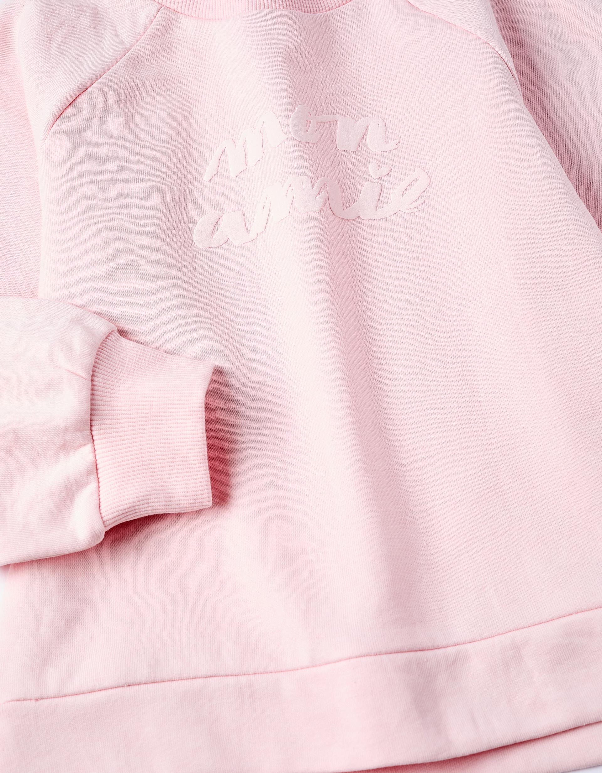 Sweatshirt for Girls 'Mon Amie', Pink