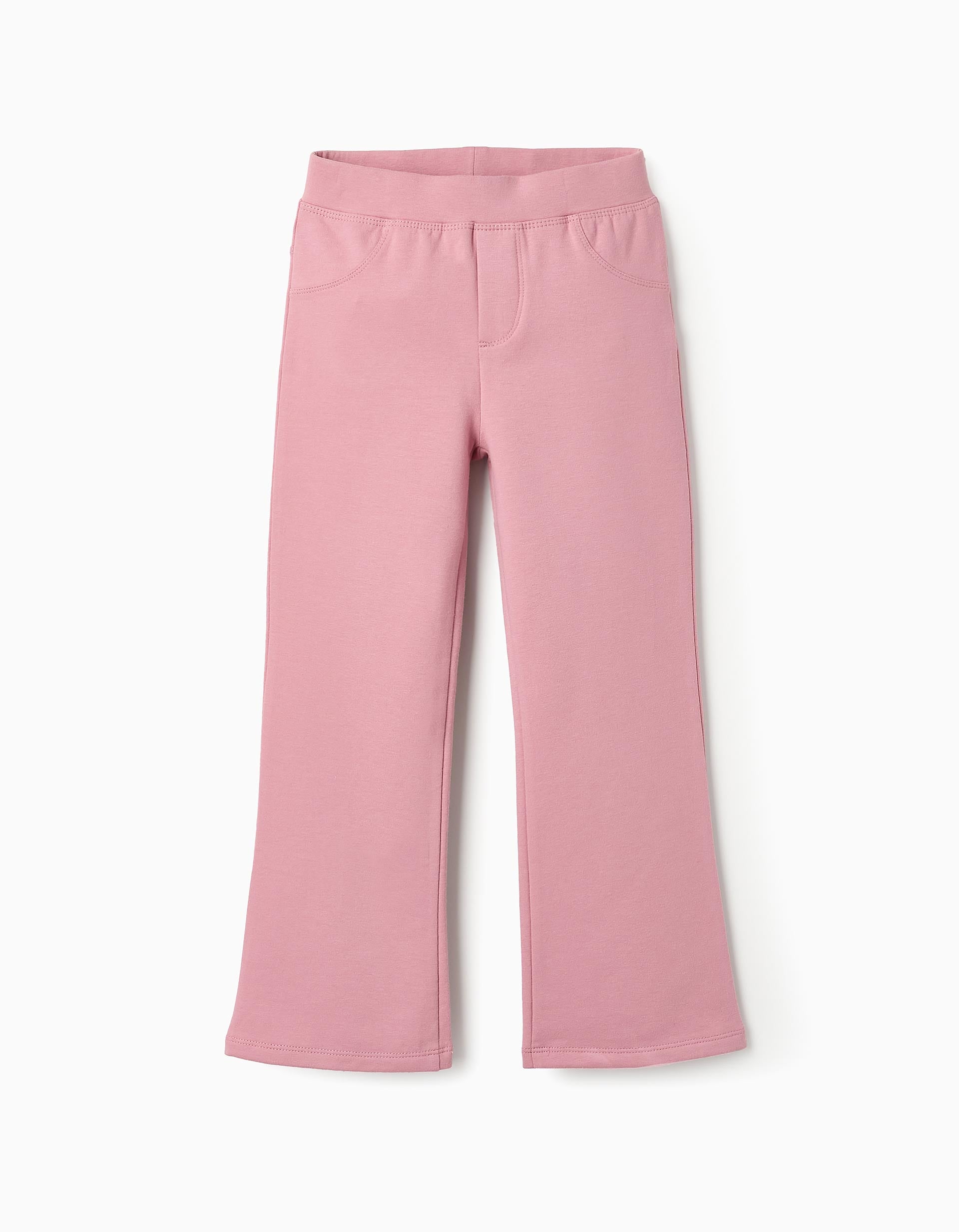 Flared Jeggings for Girls, Pink