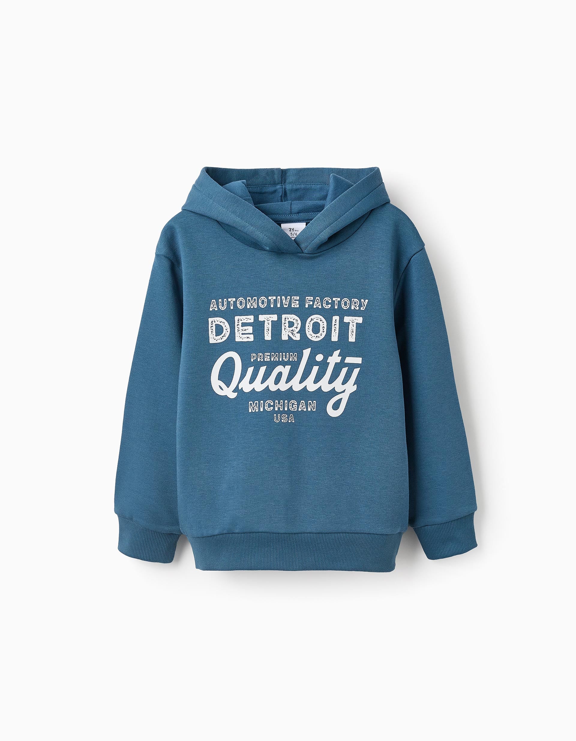 Hooded Sweatshirt for Boys 'Detroit', Turquoise