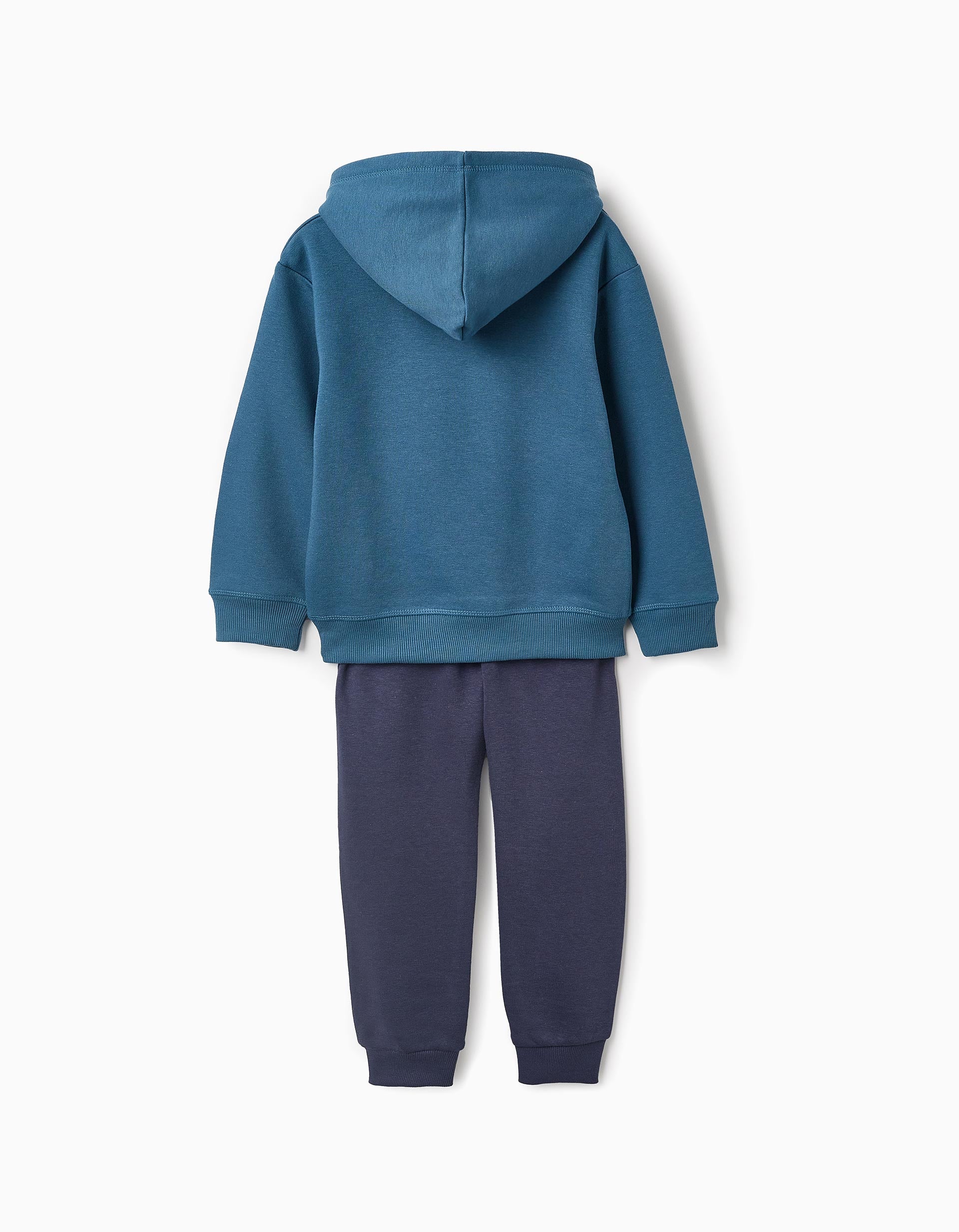 Fleece Sweatshirt + Trousers for Boys 'Detroit', Turquoise/Dark Blue