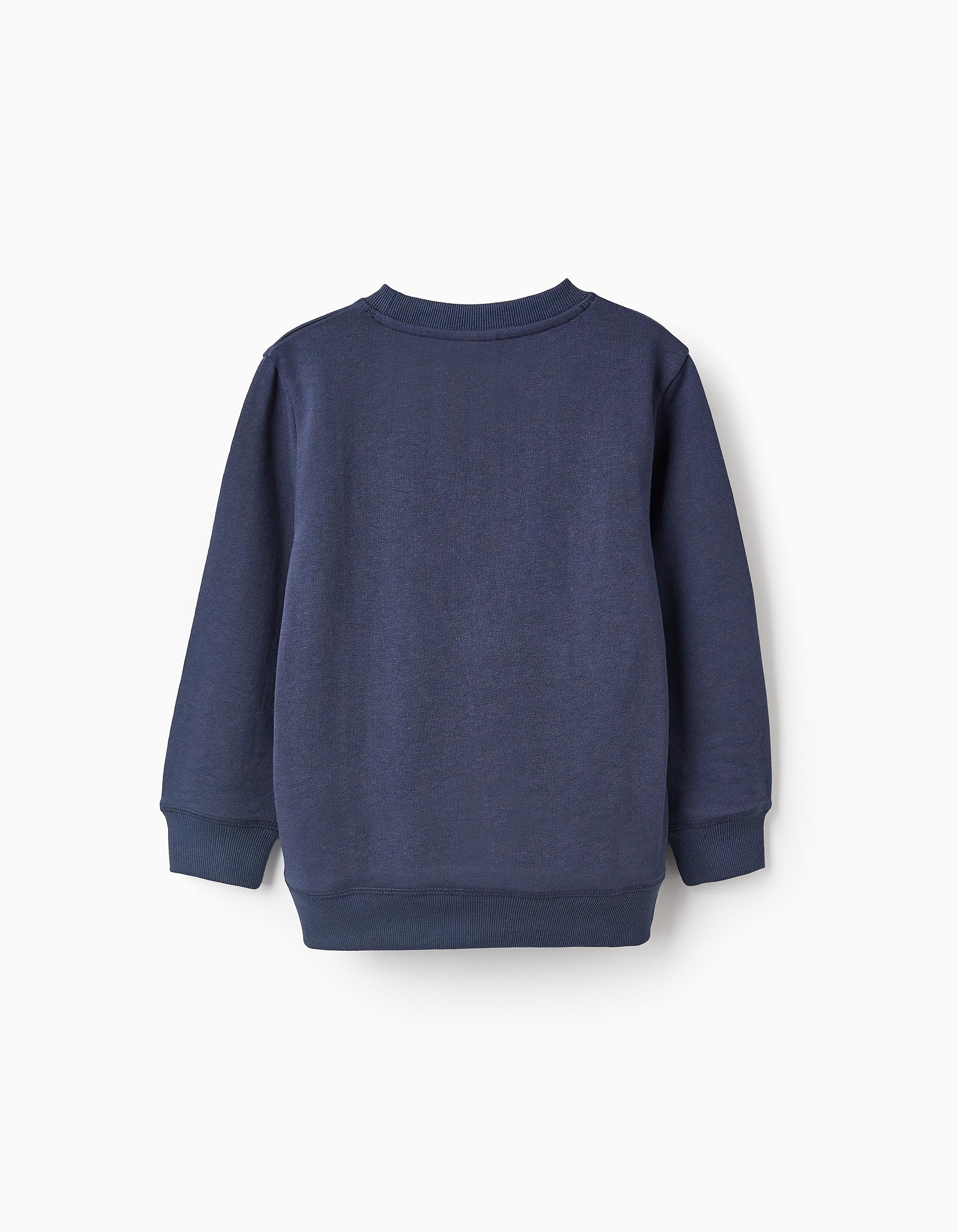 Printed Sweatshirt for Boys 'ZY Paris', Dark Blue