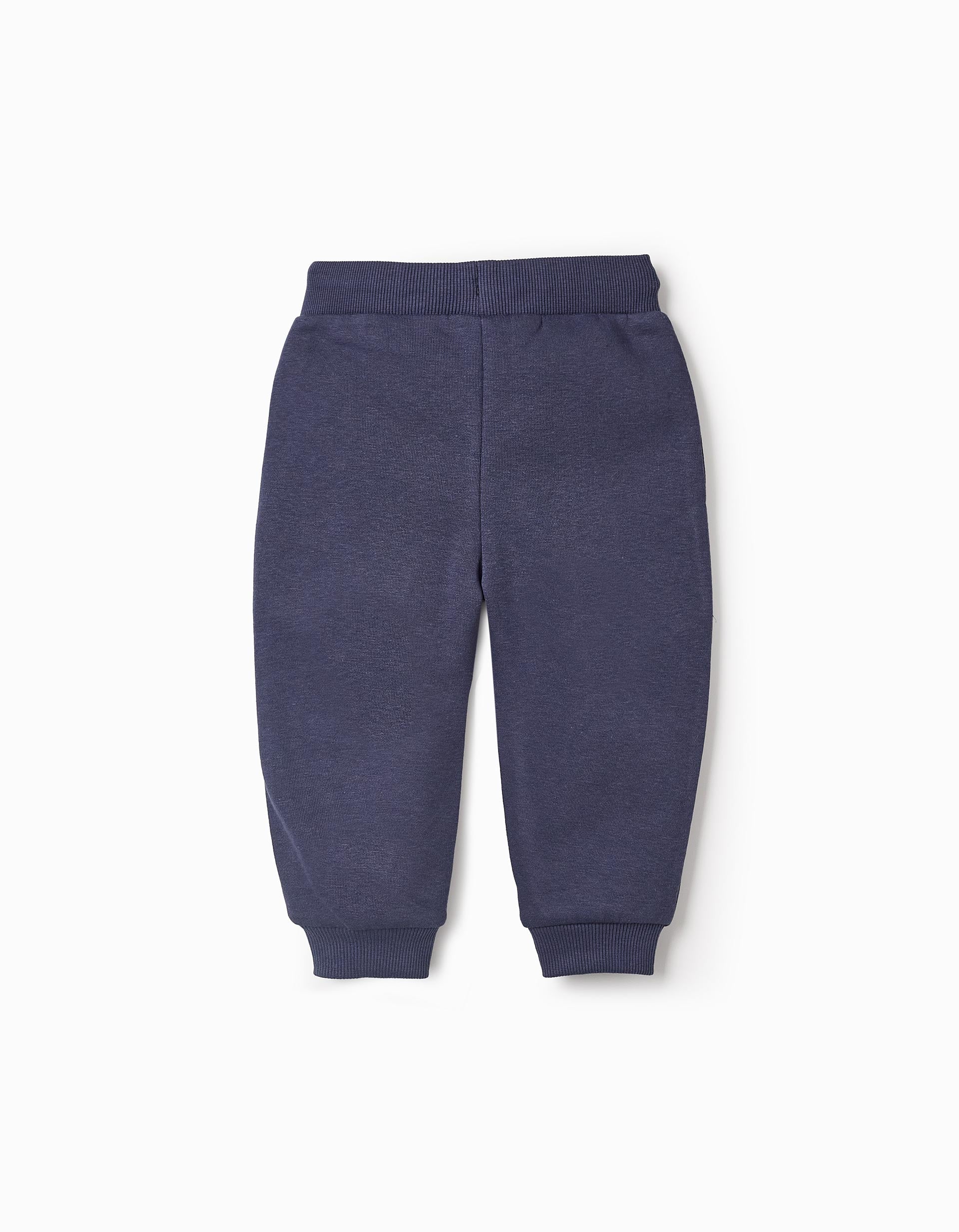 Fleece Joggers for Baby Boys, Dark Blue