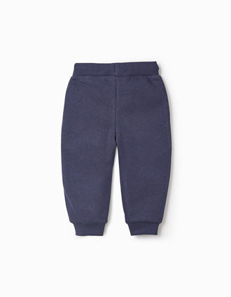 Pantalón de Chándal Perchados para Bebé Niño, Azul Oscuro