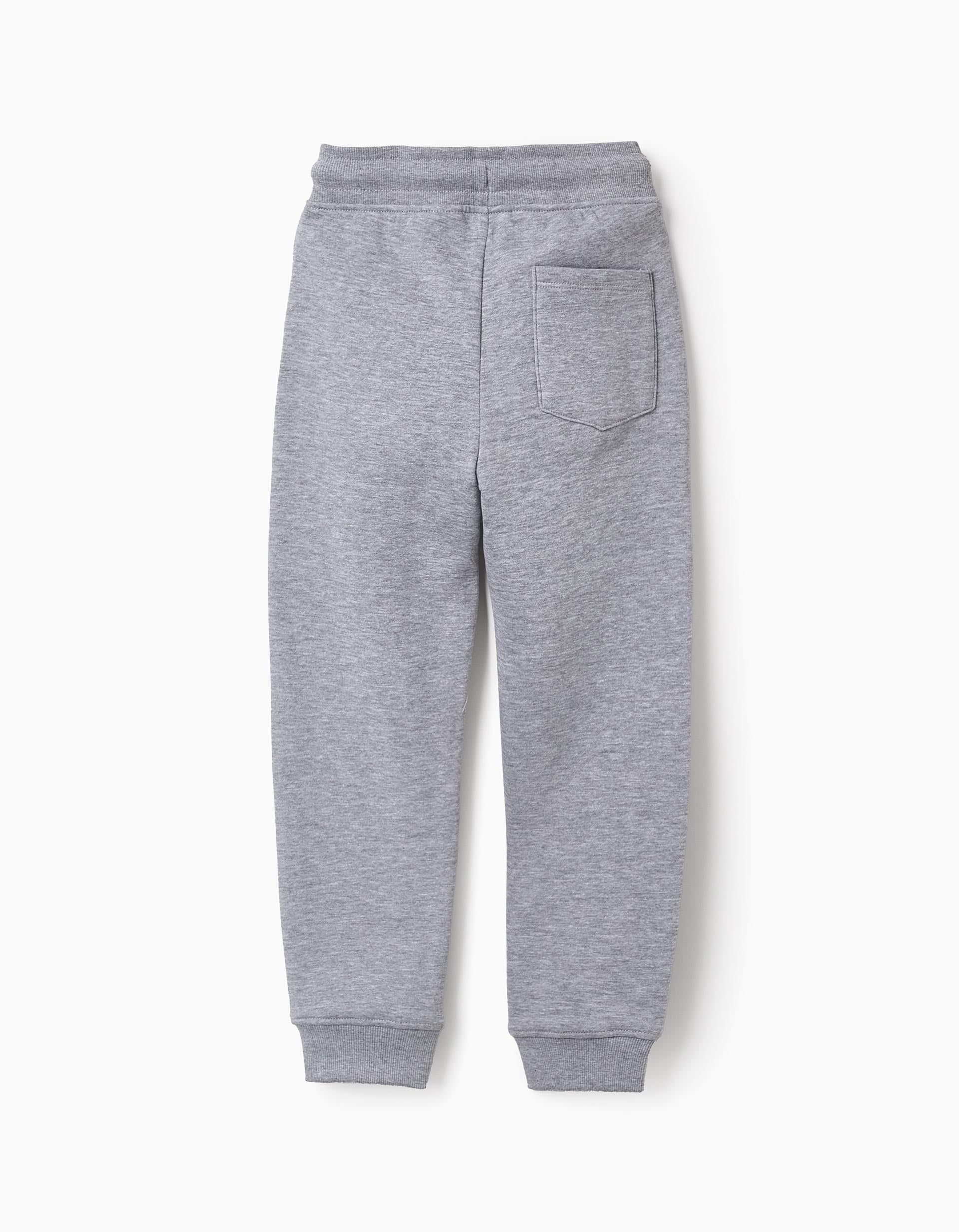 Fleece Joggers with Drawstring for Boys, Grey