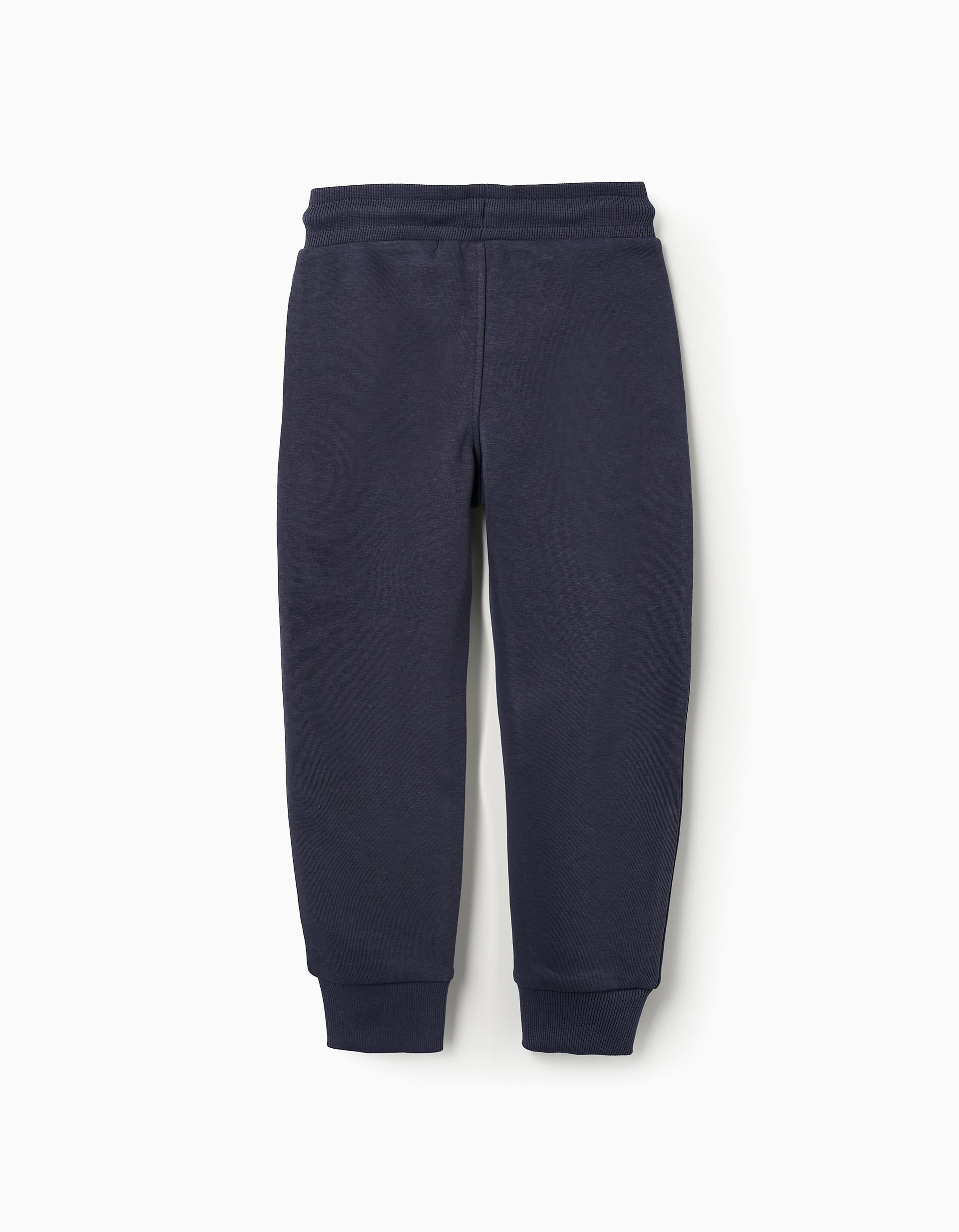 Fleece Joggers for Boys 'Gas Station', Dark Blue