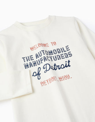 Chaqueta + Camiseta + Pantalón Perchado para Niño 'Detroit', Multicolor