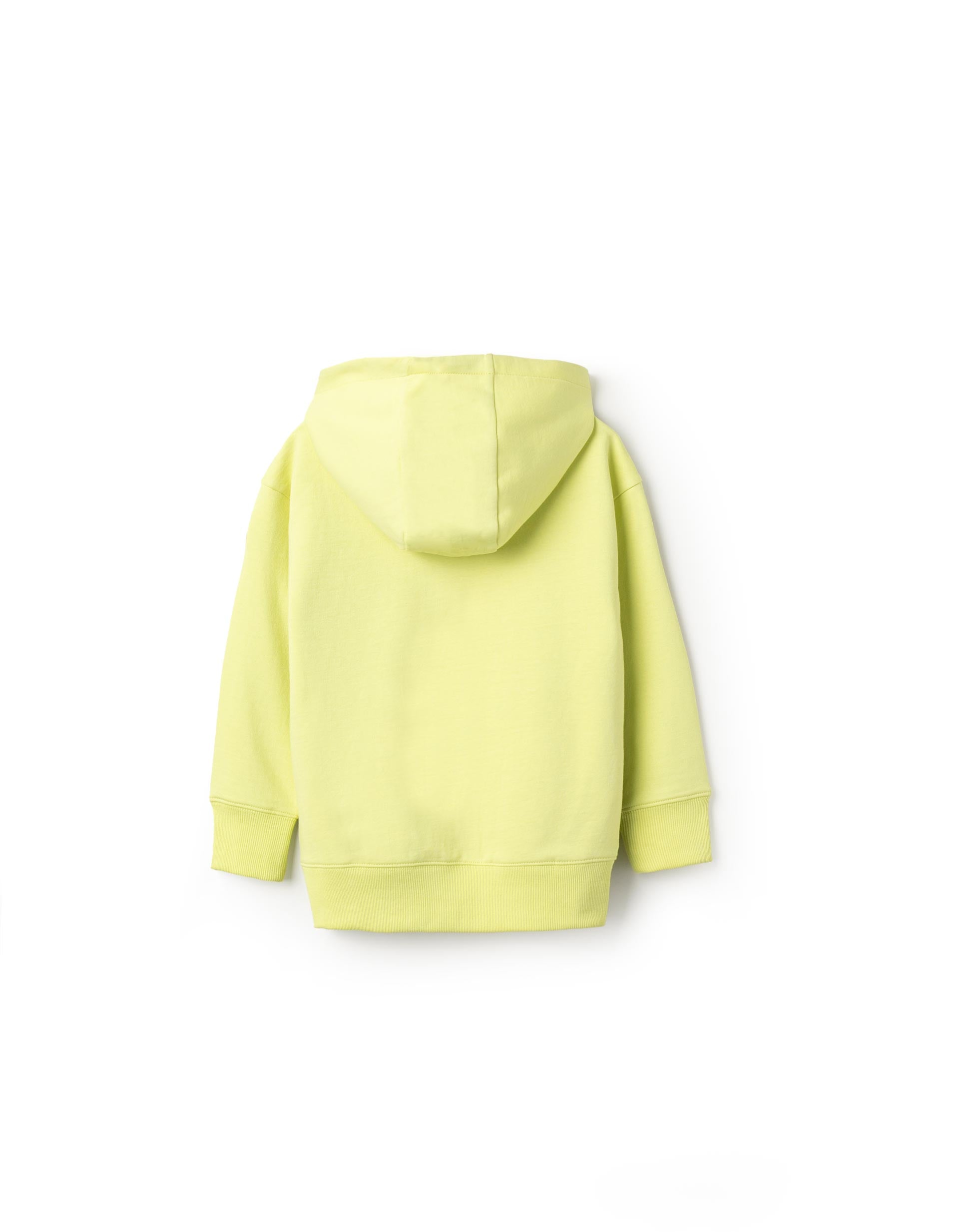 Cotton Sweatshirt for Boys 'Chicago', Fluorescent Yellow