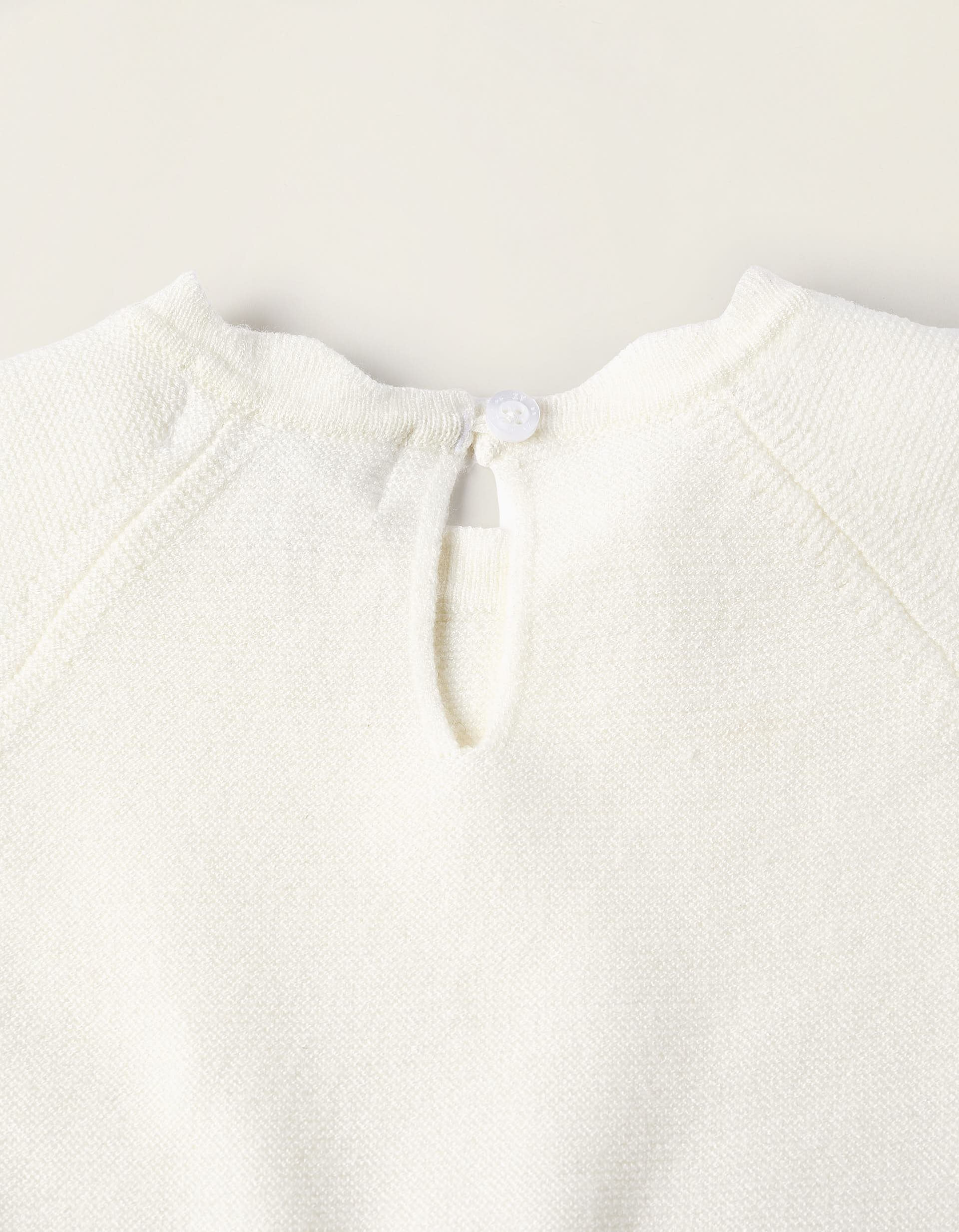 Jumper + Bloomers for Newborn Girls, White